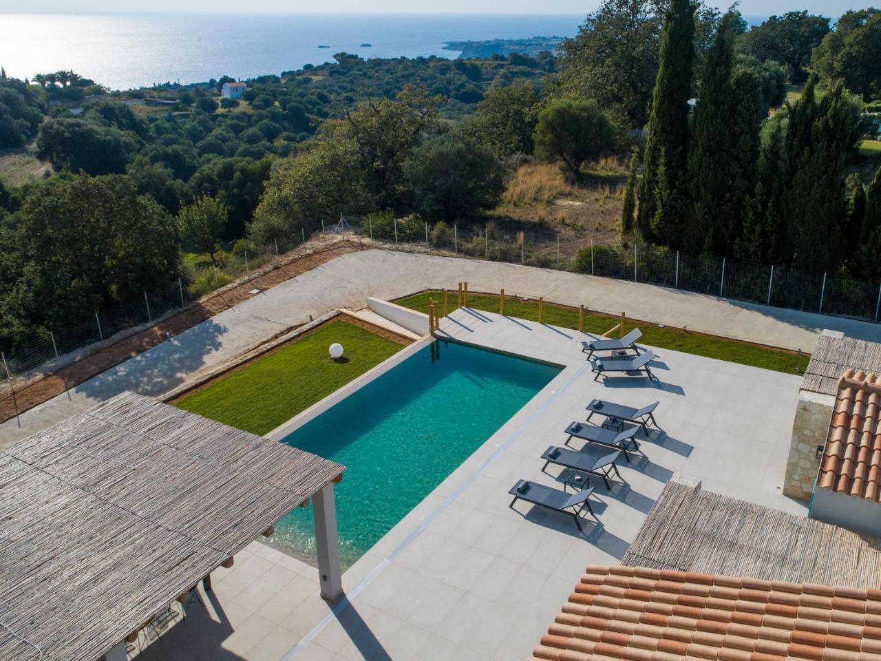 Exclusive Sea View Villa Madelaine Spartia  Exteriér fotografie