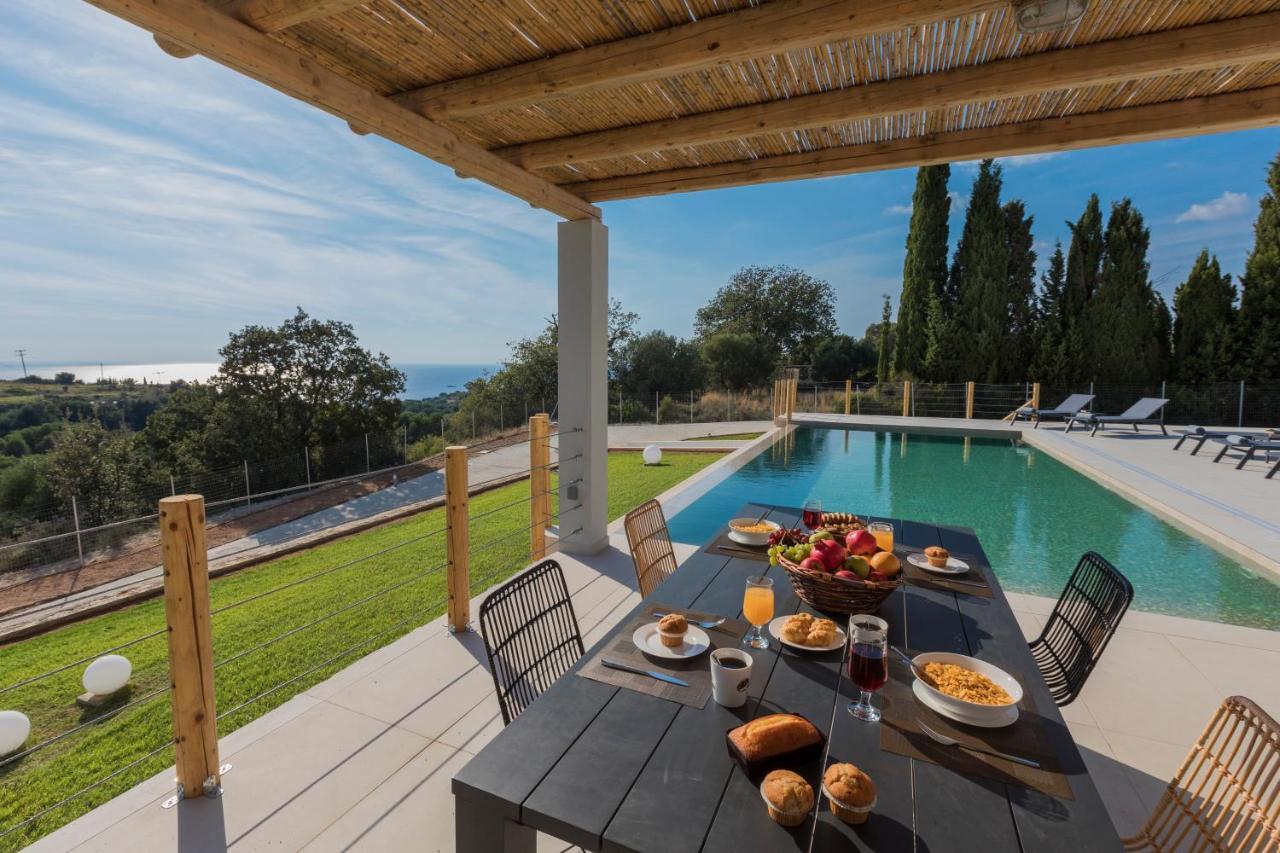 Exclusive Sea View Villa Madelaine Spartia  Exteriér fotografie