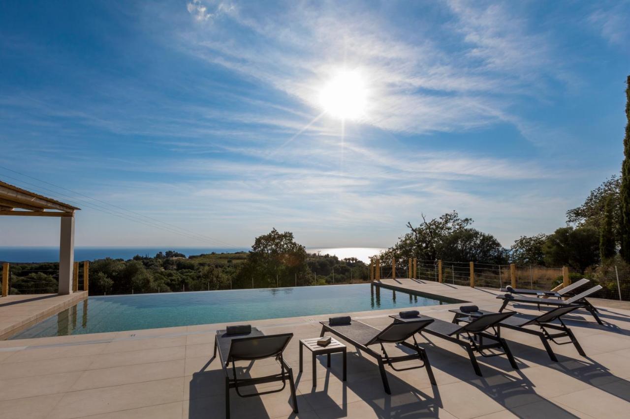 Exclusive Sea View Villa Madelaine Spartia  Exteriér fotografie