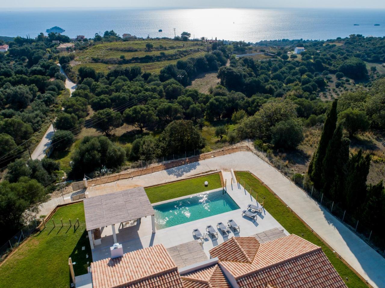 Exclusive Sea View Villa Madelaine Spartia  Exteriér fotografie